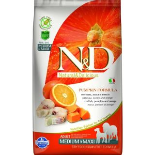 Farmina Natural & Delicious Dog PUMPKIN Orange/Codefish Med/Max