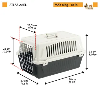 Transpordiboks Atlas 20 EL White