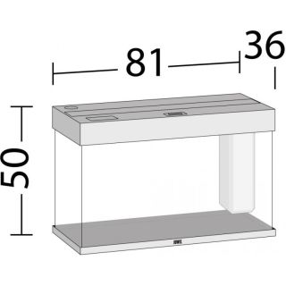 Juwel Akvaarium Rio 125 LED (hele puit-125L)