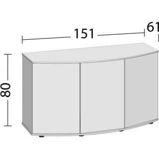 Juwel akvaariumi alus VISION LED 450 valge