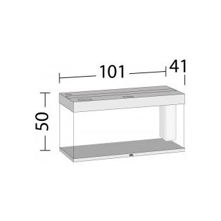 Akvaarium Rio 180 LED Dark Wood (pruun-180L)