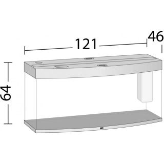 Juwel akvaarium Vision 260 LED (must -260L)