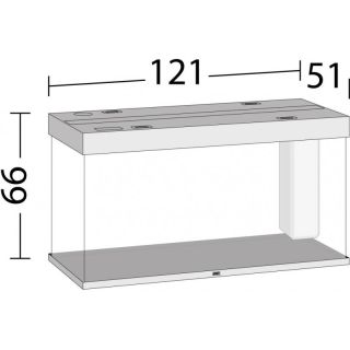 Juwel Akvaarium Rio LED 350 L hall