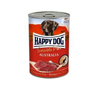 Happy Dog Sensible Pure Australia – monoproteiiniline märgtoit 100% känguru lihaga, 375g (min 6tk)