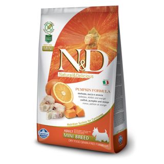 Farmina Natural & Delicious Dog PUMPKIN Orange/Codefish Mini