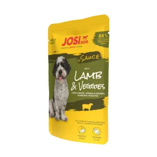 JosiDog Mini lambaliha ja köögiviljadega eine kastmes 100g (min. tellimus 24tk)