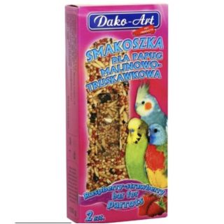 Dako-Art Smak. Vaarikas&Maasikas maiustus papagoidele 100g ART137