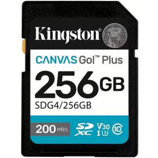 Kingston SDG4 SDXC Memory Card 256GB (SDG4/256GB)