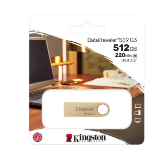 Kingston DTSE9G3 Data Traveler Flash Memory USB3.2 Gen1 / 512GB (AKKSGPENKIN00062)