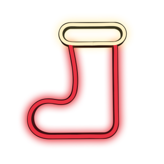 Forever Light FLNE23 CHRISTMAS SOCK Neon LED Sighboard (FLNE23)