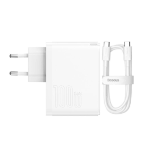 Baseus GaN5 Pro Wall charger USB-C / USB / 100W / 1m cable (CCGP090202)