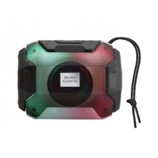 Mars Gaming MSBAX Bluetooth Wireless Speaker with Radio / MicroSD / RGB / USB / 10W (MSBAX)