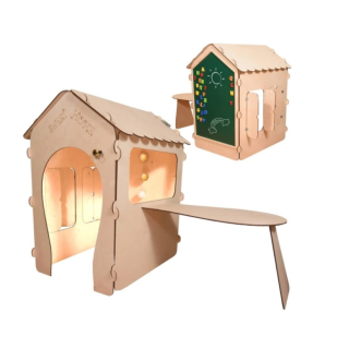 RoGer Wooden Children's House 86 x 137 x 105 cm (RO-3831)
