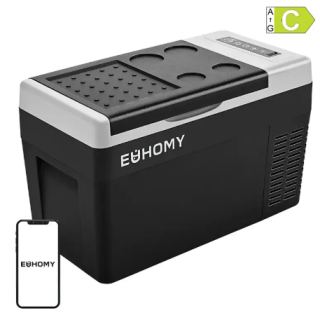 Euhomy CF004 Portable Car Refrigerator (CF004-18BL-DEEH-AZ)