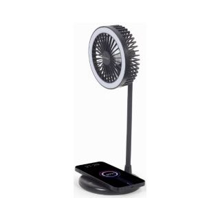 Gembird Desktop Wireless Charger with Fan with Lamp (TA-WPC10-LEDFAN-01)