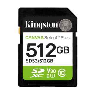 Kingston Canvas Select Plus Gen3 Memory card 512GB (SDS3/512GB)