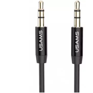 Usams YP-01 Audio Cable 3.5 mm -> 3.5 mm Black (YP101)