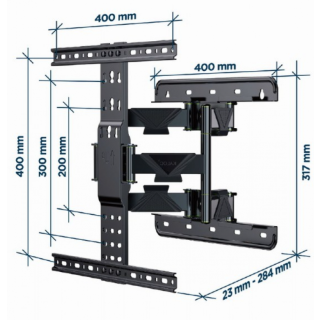 Gembird WM-65ST-01 Wall Mount For TV (WM-65ST-01)