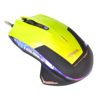 E-Blue EMS124GR Gaming Mouse with Additional Buttons / LED RGB / 2400 DPI / Avago Chipset / USB Green (EMS124GR)