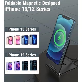 Swissten Magnetic Wireless Charger Stand 15W (MagSafe compatible) (22055518)