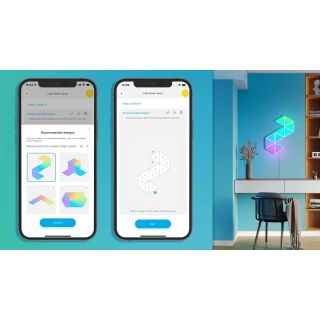 Govee B6067 Tri-Angle RGBIC LED Smart Panel Bluetooth / Wi-Fi / 10pcs (B6067301)