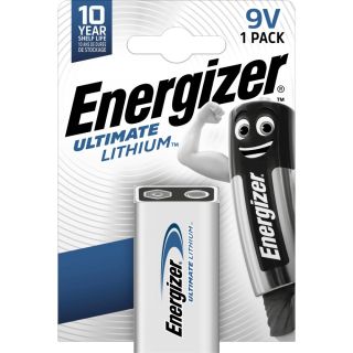 Energizer L522 Lithium battery 9V / 800mAh (6FR6,1222, U9VL) (7638900332872)