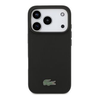 Lacoste Iconic Petit Pique MagSafe Case + Wallet for Apple iPhone 17 Pro (LCHMBWP17LPLAK)