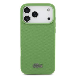 Lacoste Iconic Petit Pique MagSafe Case + Wallet for Apple iPhone 17 Pro Max (LCHMBWP17XPLAN)