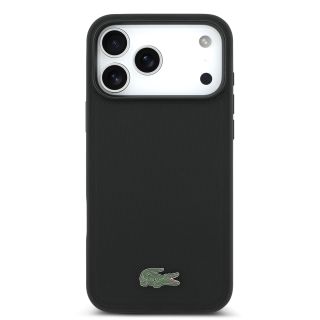 Lacoste Iconic Petit Pique MagSafe Case + Wallet for Apple iPhone 17 Pro Max (LCHMBWP17XPLAK)
