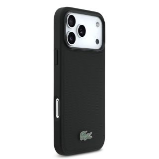 Lacoste Iconic Petit Pique MagSafe Case + Wallet for Apple iPhone 17 Pro Max (LCHMBWP17XPLAK)