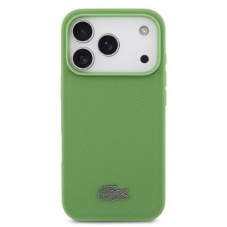 Lacoste Iconic Petit Pique MagSafe Case + Wallet for Apple iPhone 17 Pro (LCHMBWP17LPLAN)
