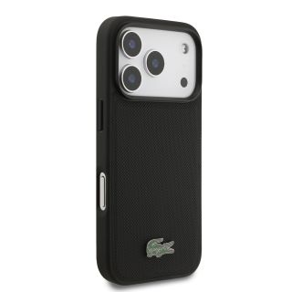 Lacoste Iconic Petit Pique MagSafe Case + Wallet for Apple iPhone 17 Pro (LCHMBWP17LPLAK)