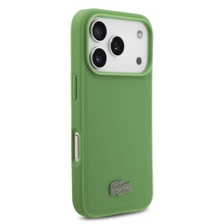 Lacoste Iconic Petit Pique MagSafe Case + Wallet for Apple iPhone 17 Pro (LCHMBWP17LPLAN)