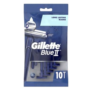 Gillette Blue II Disposable Razors 10pcs (7702018840755)