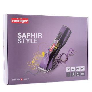 HEINIGER-Saphir Style (Violet) Li-Ion Battery , Blade #10 (pügamismasina komplekt)