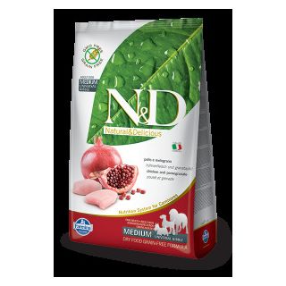 Farmina Natural & Delicious Dog POMEGR. Chicken Medium