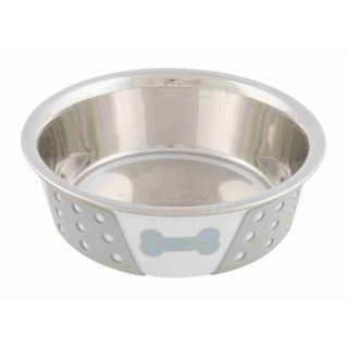 Trixie Teraskauss silikooniga 400ml/14cm valge/hall