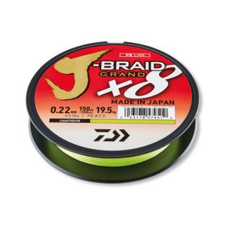 Nöör Daiwa Grand X8E 0.18mm 135m chartreuse