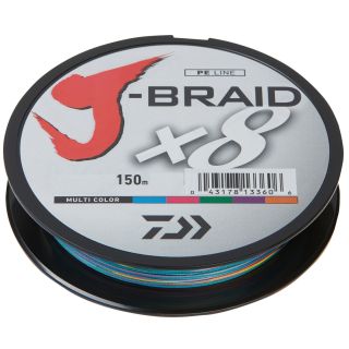 Nöör Daiwa J-Braid X8 0.20mm 150m multi color