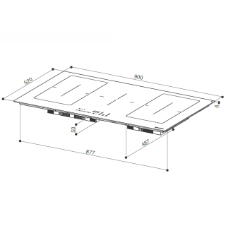 Induktsioonplaat Faber FCH 95 BK KL