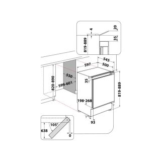 Integreeritav külmik Beko BU1154HCN