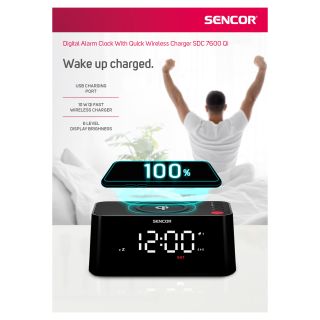 Digitaalne äratuskell Sencor SDC7600QI
