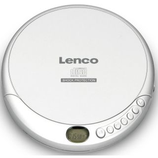 Kaasaskantav CD-mängija Lenco CD201SI, hõbedane