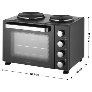 Lauapliit ahjuga Sencor SEO2800BK