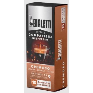 Kohvikapslid Bialetti CREMOSO, 10 tk, sobib Nespressole