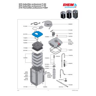 Akvaariumi välisfilter Eheim professionel 5e 600T