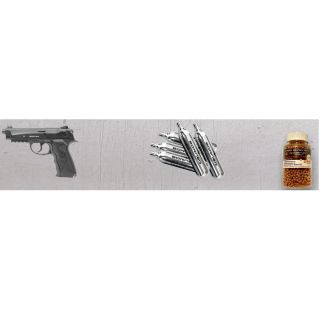 Borner komplekt õhupüstol Sport 306+ CO2 12g + BBs "BORNER-Premium" cal. 4,5mm