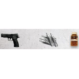 Borner komplekt õhupüstol Z122 + CO2 12g + BBs "BORNER-Premium" cal. 4,5mm