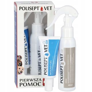 JM Sante Pharma Polisept FIRST AID KIT (100ml.+30ml. ) (haava esmaabikomplekt)