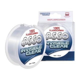 Tamiil ASSO Fluorocarbon Invisible Clear 50m 0.11mm/1.1kg white